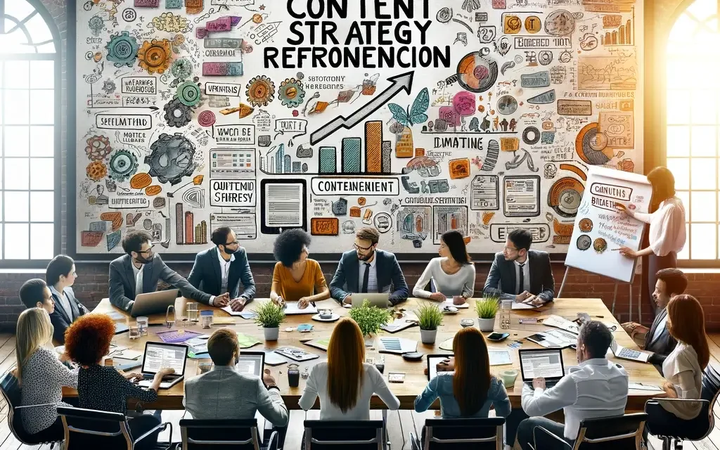 https://www.azynius.com/estishee/2024/02/DALL·E-2024-02-18-20.16.01-A-creative-brainstorming-session-focused-on-content-strategy-reinforcement.-The-scene-includes-a-diverse-group-of-professionals-sitting-around-a-large-1-1024x640.webp