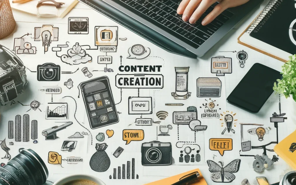 https://www.azynius.com/estishee/2024/05/DALL·E-2024-05-28-10.54.13-An-image-illustrating-content-creation.-Show-a-creative-workspace-with-various-elements-like-a-laptop-camera-notepads-and-coffee-cup.-Include-a-per-1024x640.webp